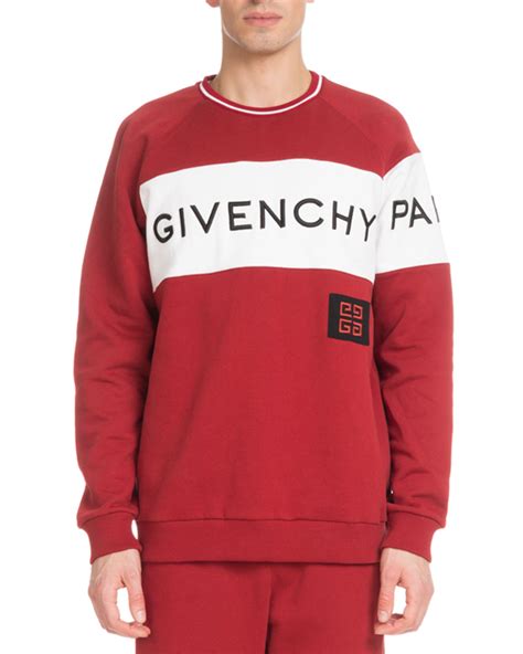 givenchy crewneck logo|givenchy crest sweatshirt.